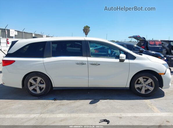5FNRL6H59JB101557 2018 HONDA ODYSSEY Белый Вид задней части салона