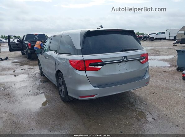 5FNRL6H59NB019690 2022 HONDA ODYSSEY Silver Trasero izquierdo