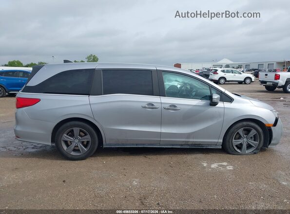 5FNRL6H59NB019690 2022 HONDA ODYSSEY Silver Vista interior trasera