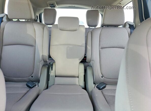 5FNRL6H5XJB029316 2018 HONDA ODYSSEY Белый Вид задних сидений