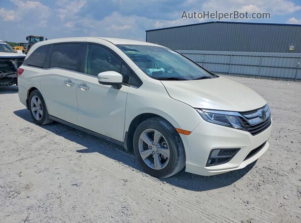 5FNRL6H5XJB029316 2018 HONDA ODYSSEY Белый Передняя правая четверть