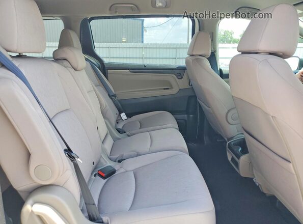 5FNRL6H5XJB029316 2018 HONDA ODYSSEY Белый Вид задней части салона