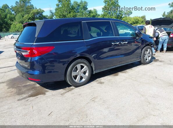 5FNRL6H5XJB048805 2018 HONDA ODYSSEY Blue უკანა მარჯვენა