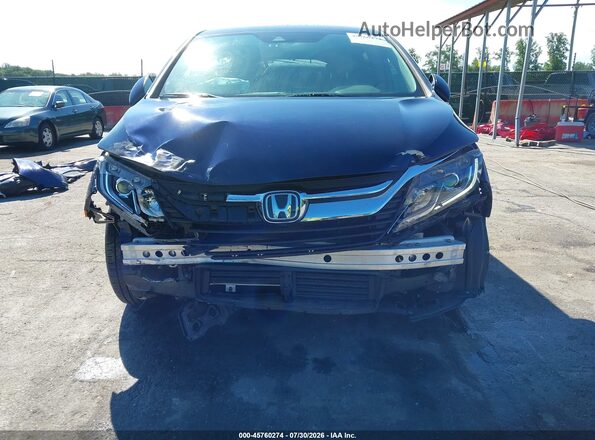 5FNRL6H5XJB048805 2018 HONDA ODYSSEY Blue უკანა სალონის ხედი