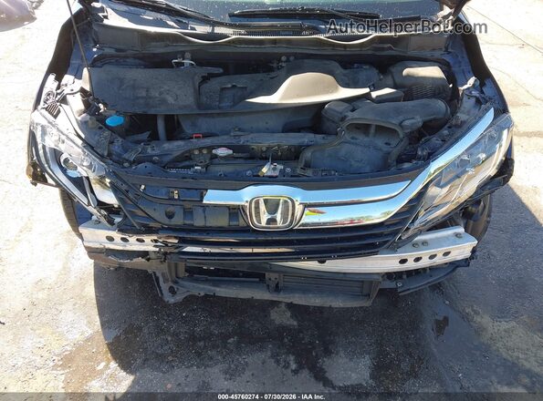 5FNRL6H5XJB048805 2018 HONDA ODYSSEY Blue უკანა ხედი