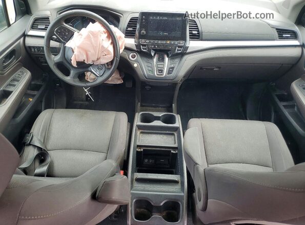 5FNRL6H5XKB085449 2019 HONDA ODYSSEY Silver Dashboard view