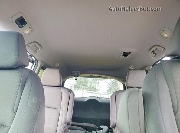 5FNRL6H5XKB085449 2019 HONDA ODYSSEY Silver Rear seats view