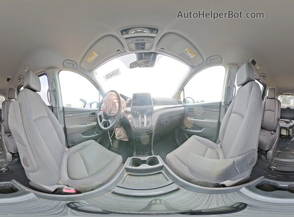 5FNRL6H5XKB085449 2019 HONDA ODYSSEY Silver 360 interior view