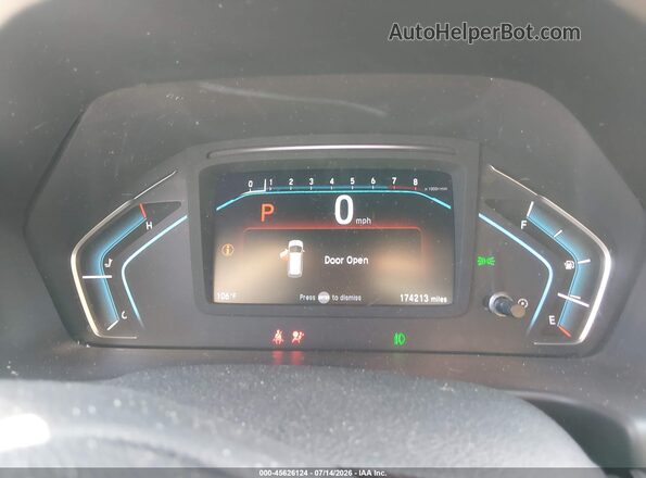 5FNRL6H5XLB050993 2020 HONDA ODYSSEY Black Widok tylnych siedzeń