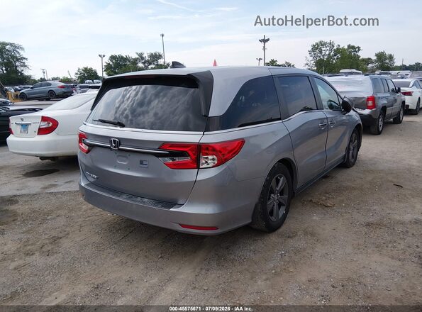 5FNRL6H5XMB032432 2021 HONDA ODYSSEY Серебряный Задняя правая четверть