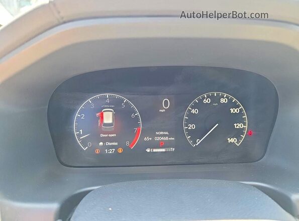 5FNRL6H60SB004824 2025 HONDA ODYSSEY Серый Вид панели приборов