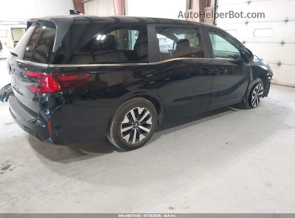 5FNRL6H60SB007660 2025 HONDA ODYSSEY Black Trasero derecho