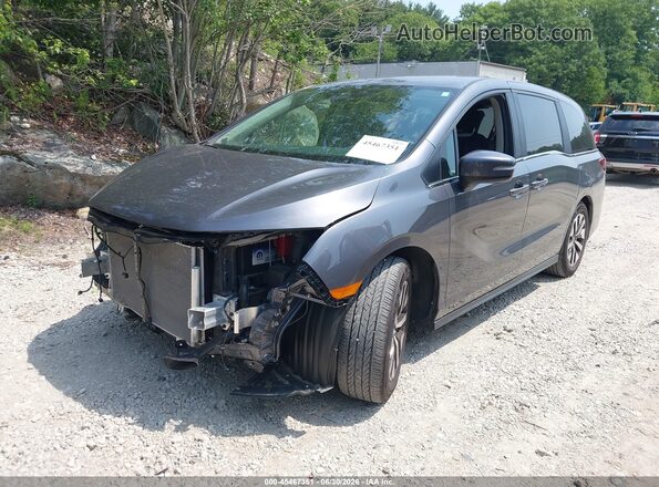 5FNRL6H60SB035247 2025 HONDA ODYSSEY Gray Front left