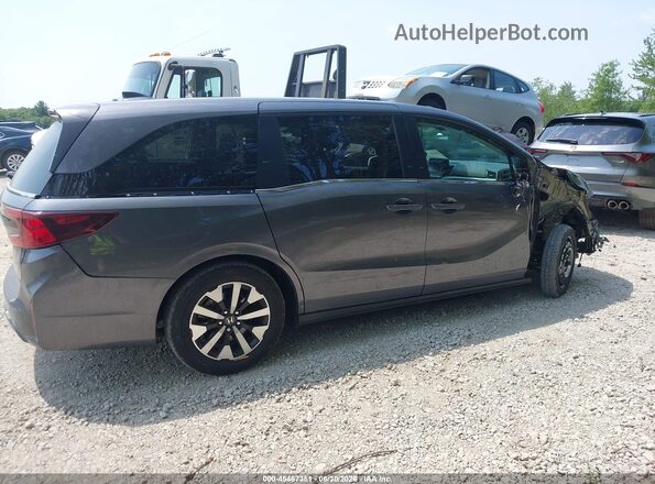 5FNRL6H60SB035247 2025 HONDA ODYSSEY Gray Rear interior view