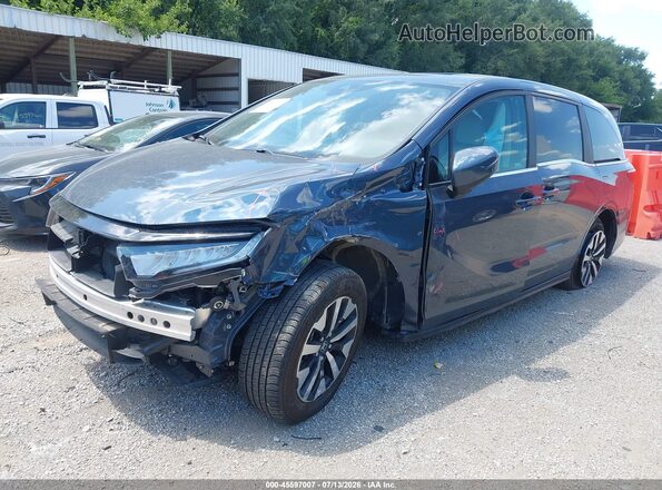 5FNRL6H60SB058690 2025 HONDA ODYSSEY Blue Առջևի ձախ երեք քառորդ տեսարան