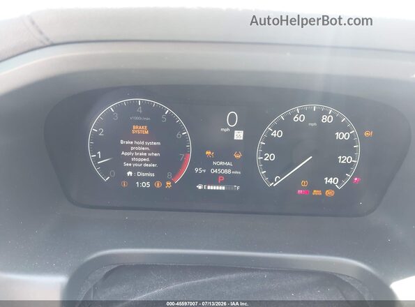 5FNRL6H60SB058690 2025 HONDA ODYSSEY Blue Հետևի նստատեղերի տեսք