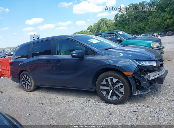 5FNRL6H60SB058690 2025 HONDA ODYSSEY Blue Սալոնի 360 աստիճան տեսք
