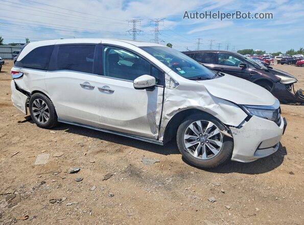 5FNRL6H61PB030629 2023 HONDA ODYSSEY Белый Передняя правая четверть