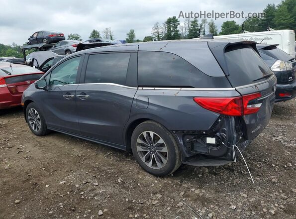 5FNRL6H61RB011968 2024 HONDA ODYSSEY Gray Trasero izquierdo