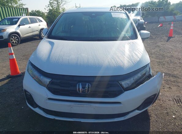 5FNRL6H62SB026260 2025 HONDA ODYSSEY White Vista del cuadro de instrumentos