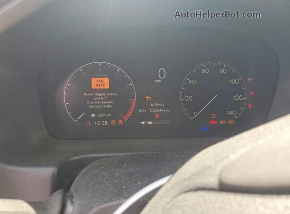 5FNRL6H62SB049232 2025 HONDA ODYSSEY White Instrument cluster view