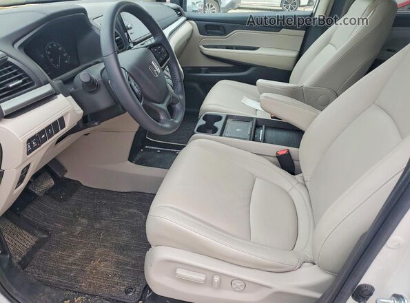 5FNRL6H62SB069285 2025 HONDA ODYSSEY White Widok wnętrza z przodu