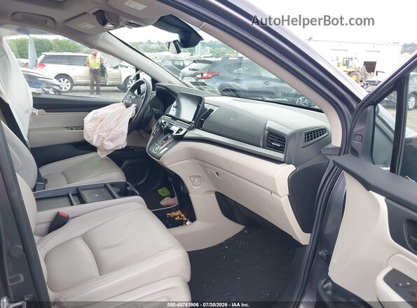 5FNRL6H62SB073725 2025 HONDA ODYSSEY Gray წინა სალონის ხედი