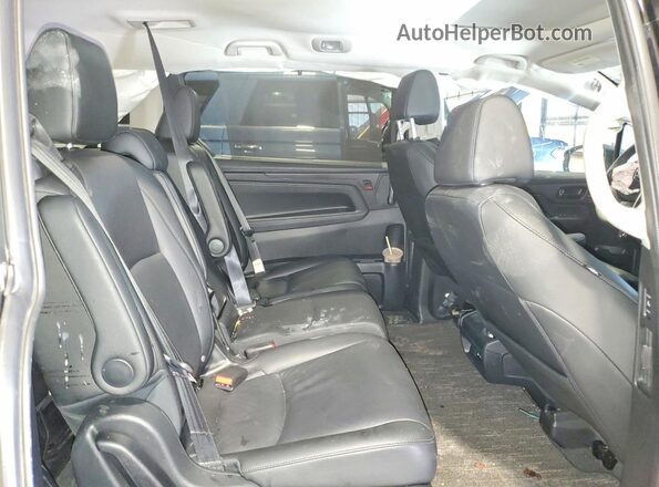 5FNRL6H62SB088113 2025 HONDA ODYSSEY Black Widok wnętrza z tyłu