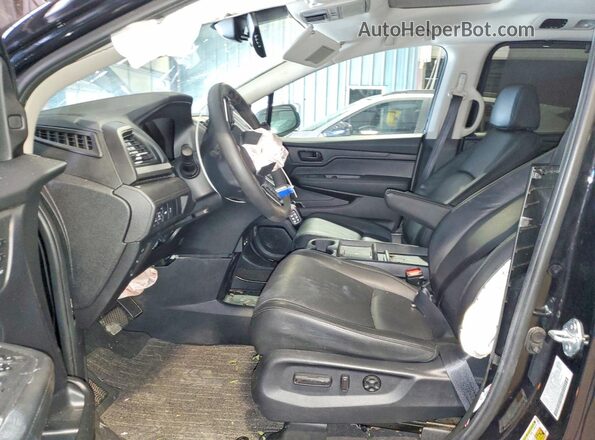 5FNRL6H62SB088113 2025 HONDA ODYSSEY Black Widok wnętrza z przodu