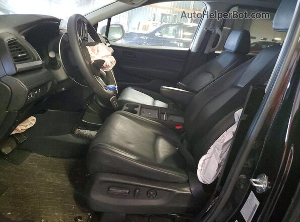 5FNRL6H62SB088113 2025 HONDA ODYSSEY Black Widok wnętrza z przodu