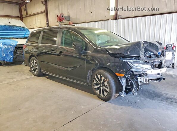 5FNRL6H62SB088113 2025 HONDA ODYSSEY Black Przód prawy