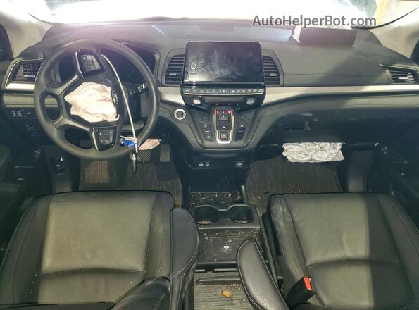 5FNRL6H62SB088113 2025 HONDA ODYSSEY Black Widok deski rozdzielczej