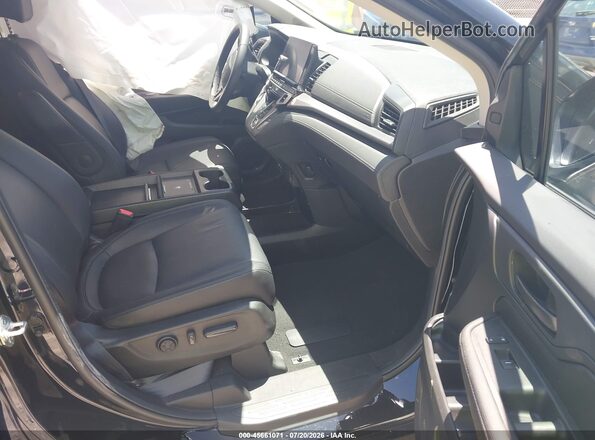 5FNRL6H62SB088466 2025 HONDA ODYSSEY Черный Вид салона спереди