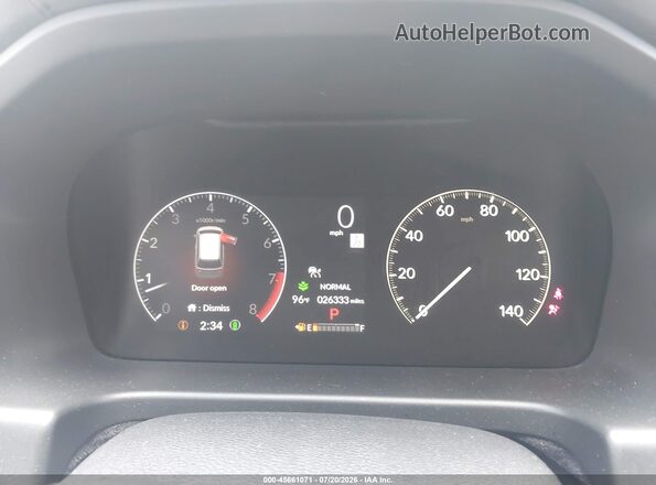 5FNRL6H62SB088466 2025 HONDA ODYSSEY Черный Вид задних сидений