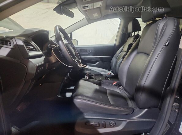5FNRL6H63SB079436 2025 HONDA ODYSSEY Черный Вид салона спереди