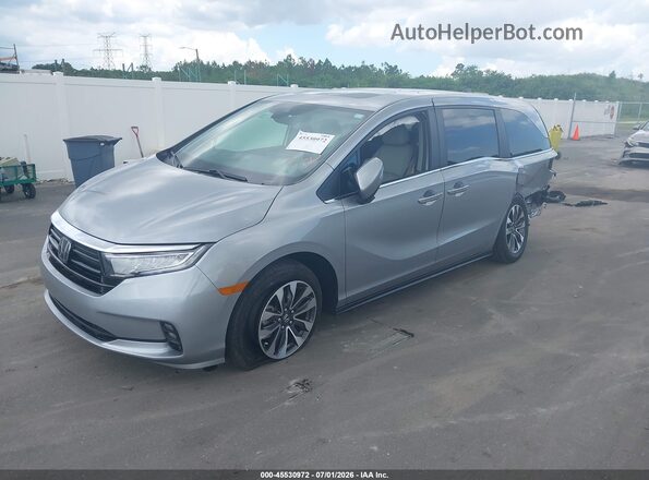 5FNRL6H64RB011883 2024 HONDA ODYSSEY Silver Przód lewy