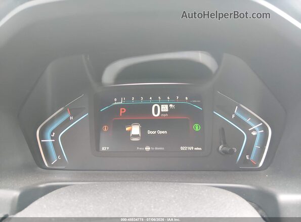 5FNRL6H64RB041577 2024 HONDA ODYSSEY Gray Widok tylnych siedzeń