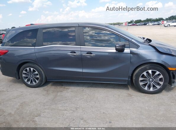 5FNRL6H64RB041577 2024 HONDA ODYSSEY Gray Widok wnętrza z tyłu
