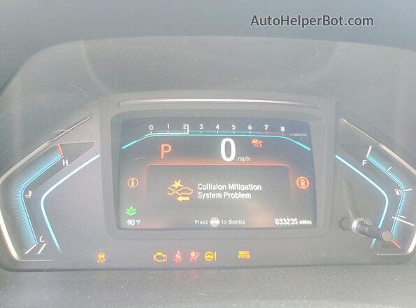 5FNRL6H64RB056094 2024 HONDA ODYSSEY Black Вид щитка приладів