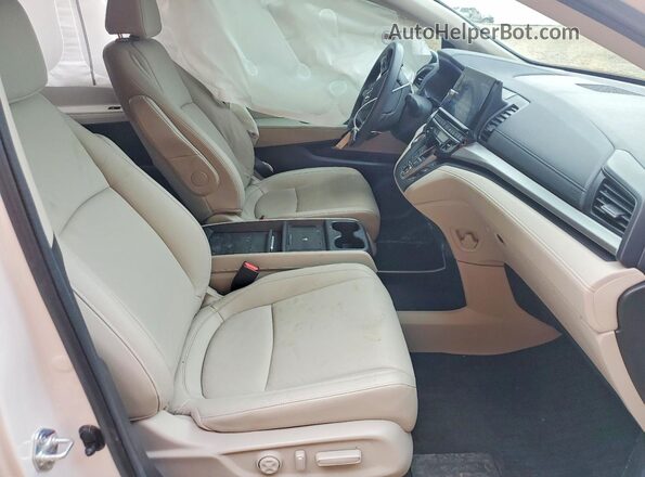 5FNRL6H64SB059941 2025 HONDA ODYSSEY White Widok wnętrza z przodu