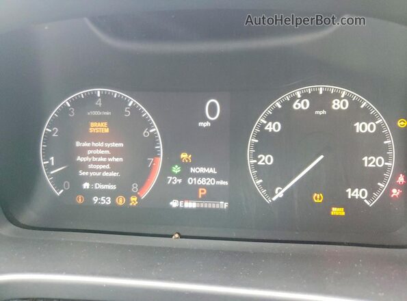 5FNRL6H64SB059941 2025 HONDA ODYSSEY White Widok zestawu wskaźników