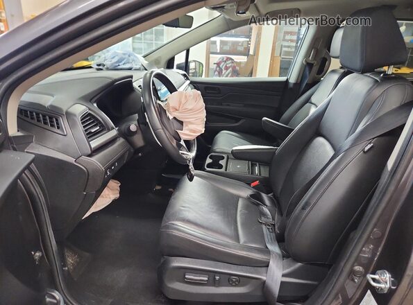 5FNRL6H64SB073998 2025 HONDA ODYSSEY Gray Widok wnętrza z przodu