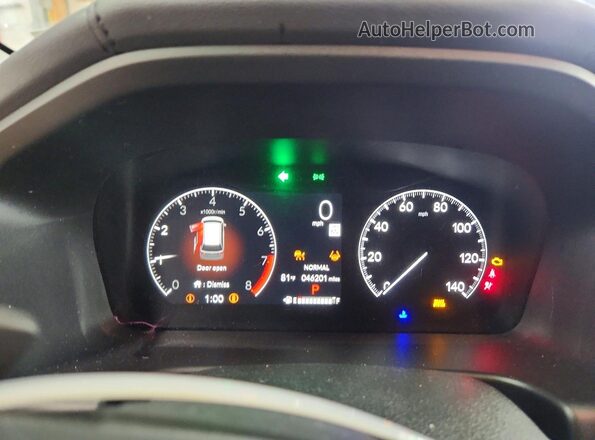 5FNRL6H64SB073998 2025 HONDA ODYSSEY Gray Widok zestawu wskaźników