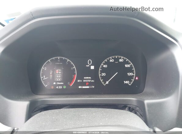5FNRL6H64SB087075 2025 HONDA ODYSSEY Blue Widok tylnych siedzeń