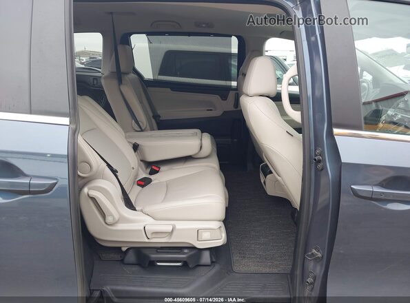 5FNRL6H64SB087075 2025 HONDA ODYSSEY Blue Widok naklejki z numerem VIN