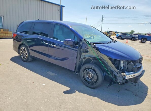 5FNRL6H65RB036856 2024 HONDA ODYSSEY Blue Передня права чверть