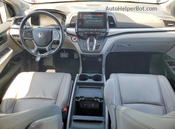 5FNRL6H65RB036856 2024 HONDA ODYSSEY Blue Вид панелі приладів
