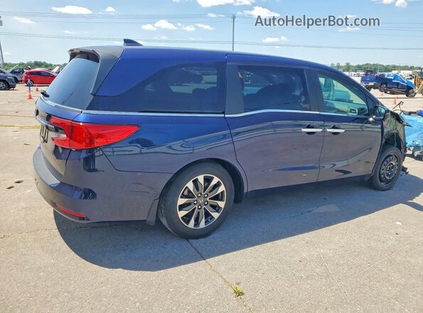 5FNRL6H65RB036856 2024 HONDA ODYSSEY Blue Задня права чверть