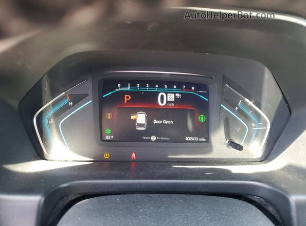 5FNRL6H65RB036856 2024 HONDA ODYSSEY Blue Вид щитка приладів