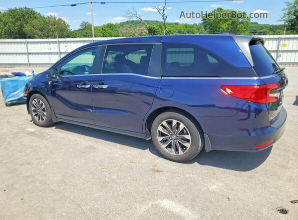 5FNRL6H65RB036856 2024 HONDA ODYSSEY Blue Задня ліва чверть